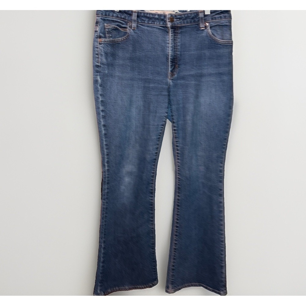 GAP Stretch Flare Women's Size 12 Dark Wash Denim Jeans Pants